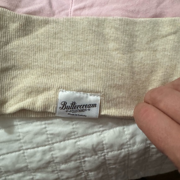 Size large Buttercream cowlneck sweater - Picture 3 of 3